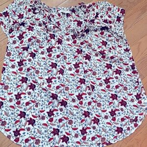 Floral plus size top
